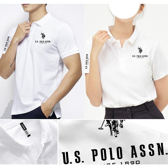 Áo Thun Polo Nam Cặp Đôi Couple áo thun có cổ in 3D sắc nét Polo phong cách lịch lãm độc đáo -B&W POLO145