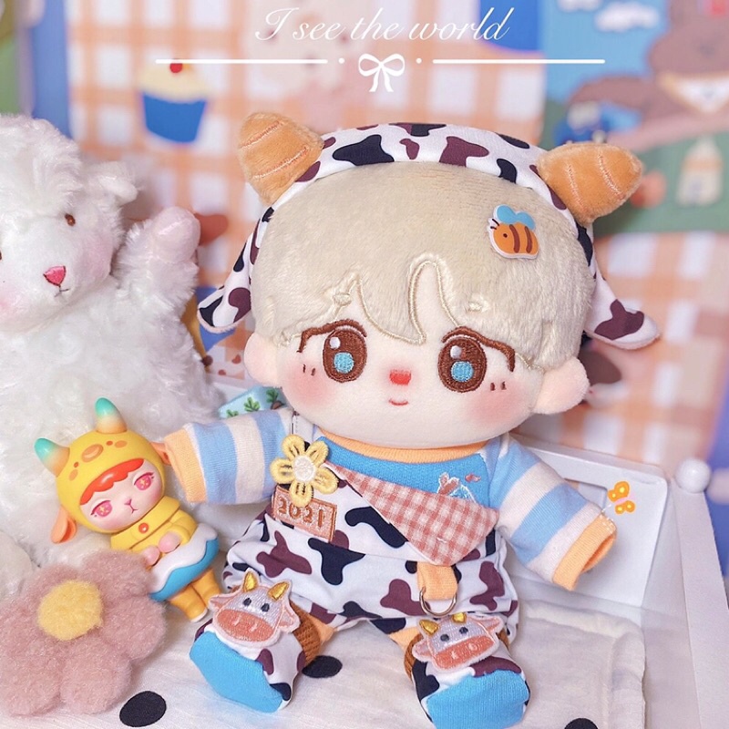 [Order] Outfit bò sữa cho doll 15cm, 20cm