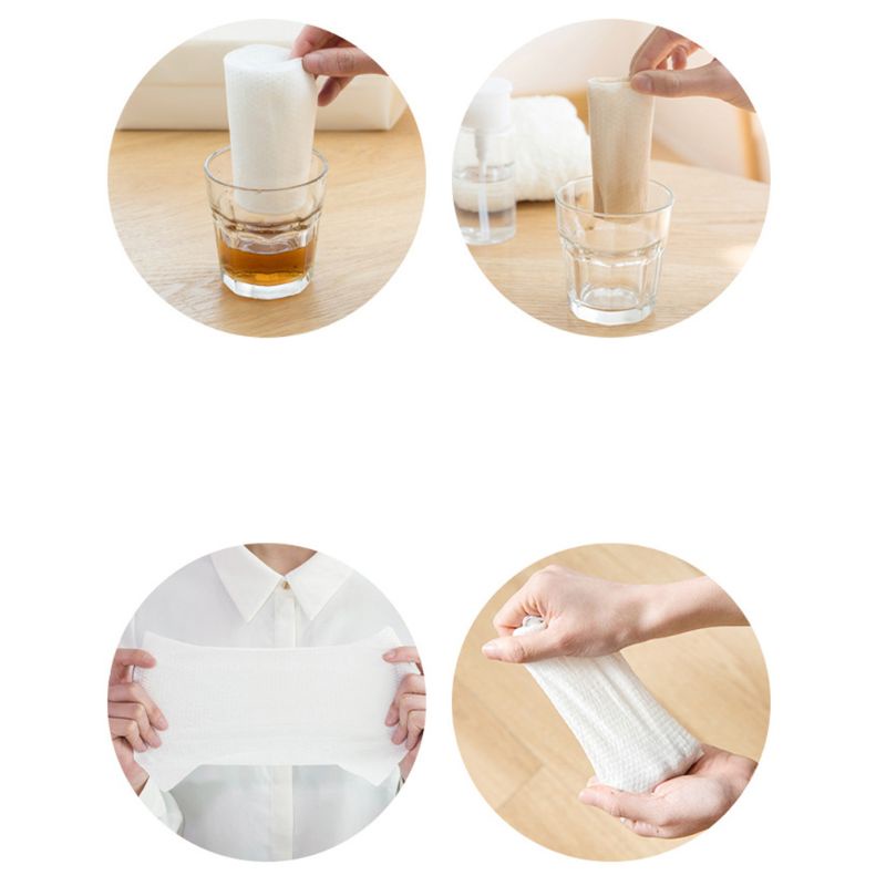 XIXI Set 80 khăn cotton lau mặt dùng một lần tiện dụng khi đi du lịch
 | BigBuy360 - bigbuy360.vn