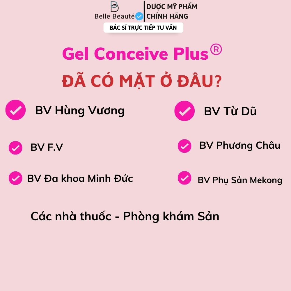 Gel Hỗ Trợ Sức Khỏe Conceive Plus Cho Nam Nữ - Tăng Khả Năng Của &quot;Tinh Binh&quot; - Giảm Khô Cho Phụ Nữ