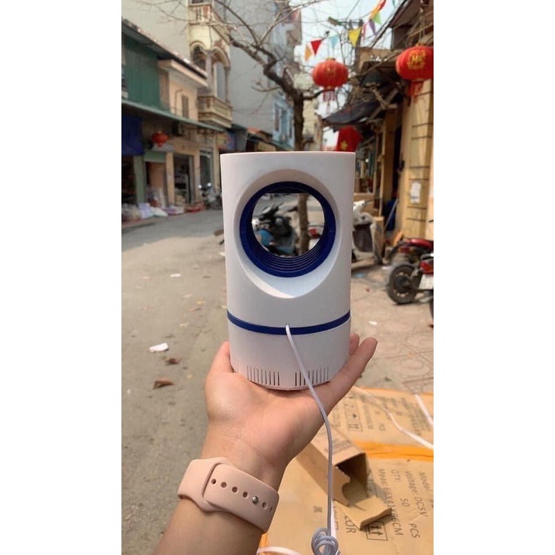 Đèn bắt muỗi, Máy bắt muỗi hình trụ bằng cơ học, an toàn, tiết kiệm điện - bảo Hành 1 Đổi 1 Trong 7 Ngày