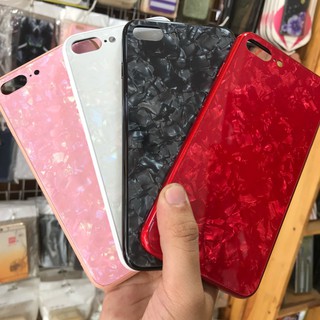 Ốp iPhone 7 Plus/ 8Plus mặt lưng kính vân đá Full hộp