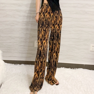 quần ống rộng In Họa Tiết Da Báo Thời Trang Dành Cho Nữ