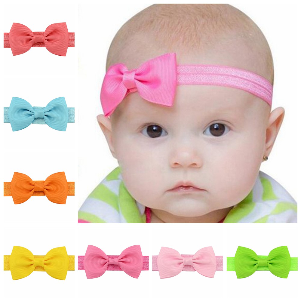 Băng đô co giãn KIDSBOWS trang trí nơ xinh xắn cho bé gái