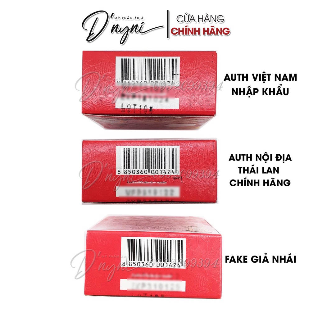 Kem Sâm Lựu Đỏ Dưỡng Da Tàn Nhang Golden Korean Extra Pearl Cream Ginseng and Pomegranate Extract 5g Thái Lan - SÂM ĐỎ