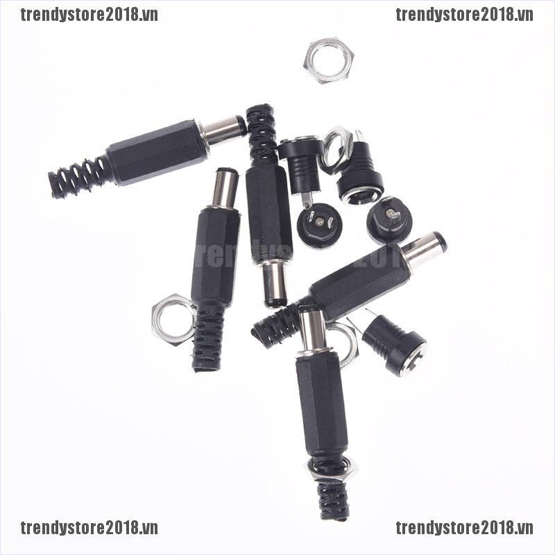 Set 5 Đầu Cắm Nguồn dc 5.5x2.1mm Chuyên Dụng
