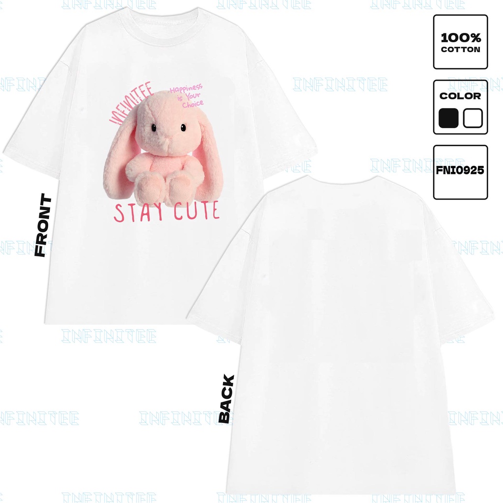 Áo thun INFINITEE Fni0925, Thun 100% Cotton - form rộng Unisex.