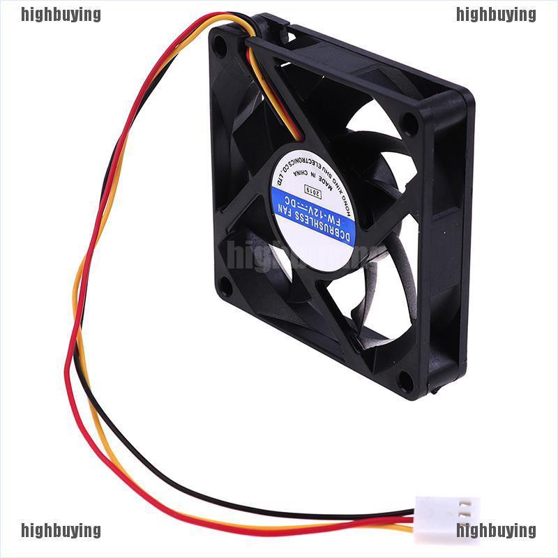 1 Quạt Tản Nhiệt 7015 70mm 70x70x15 12v 0.4a 3pin