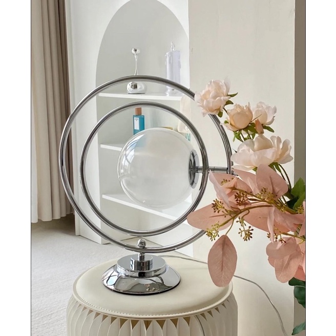 Đèn bàn Space Age Putnik phong cách Bắc Âu hiện đại điều chỉnh 3 màu ánh sáng