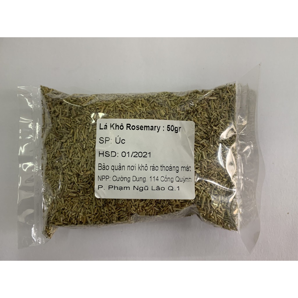 Lá Rosemary khô (hương thảo) 50gr