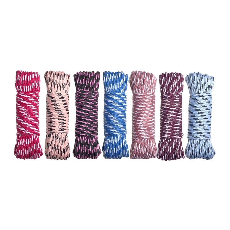 Cuộn 140 mét - Dây Dù 5mm oval ko lõi họa tiết ấn tượng dùng làm macrame, căng lều, thời trang, trang trí