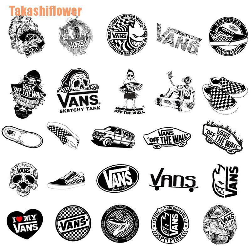 Set 50 Miếng Dán Trang Trí Họa Tiết Graffiti Cá Tính