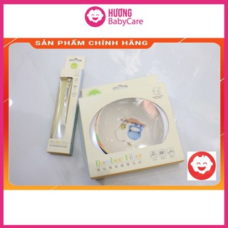 Bộ bát thìa ăn dặm cho bé KuKu bằng bột tre