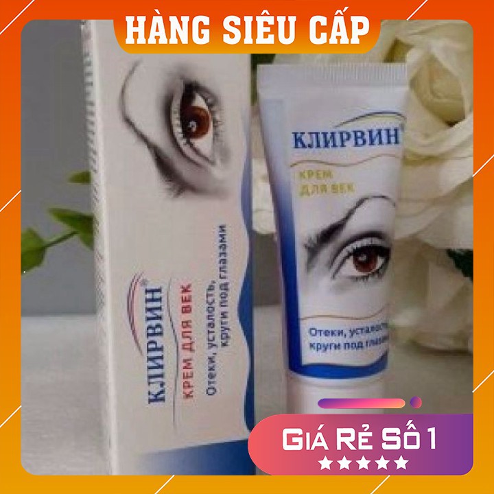 Kem giảm thâm mắt 💕FREESHIP💕 giảm thâm quầng mắt ga Klirvin, kem tan bọng mắt