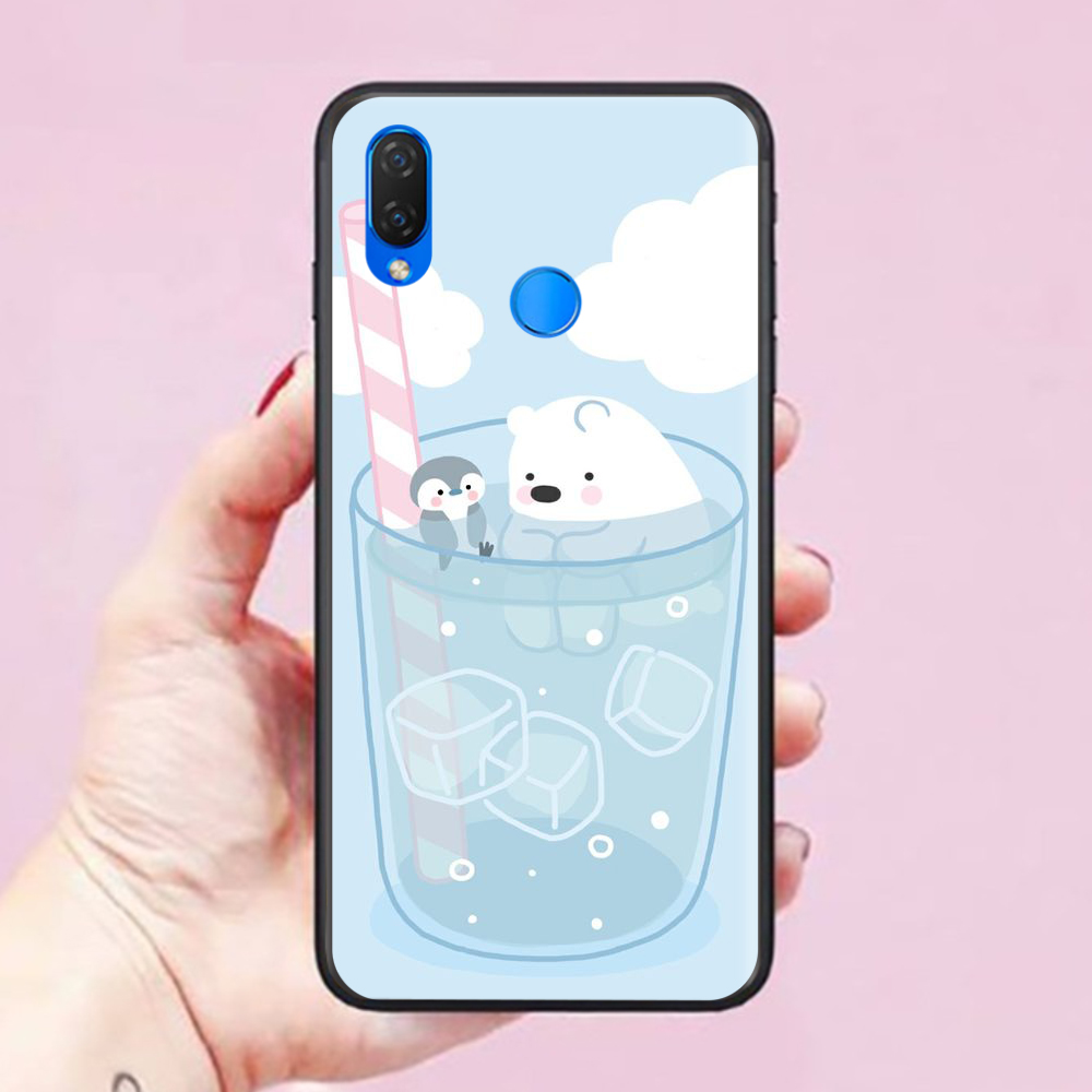 Ốp lưng Huawei Nova 7i / 5T / 4 / 3i / 3e / 2i / Y6P / Y6 Prime hình Ly Trà Sữa Cute 04