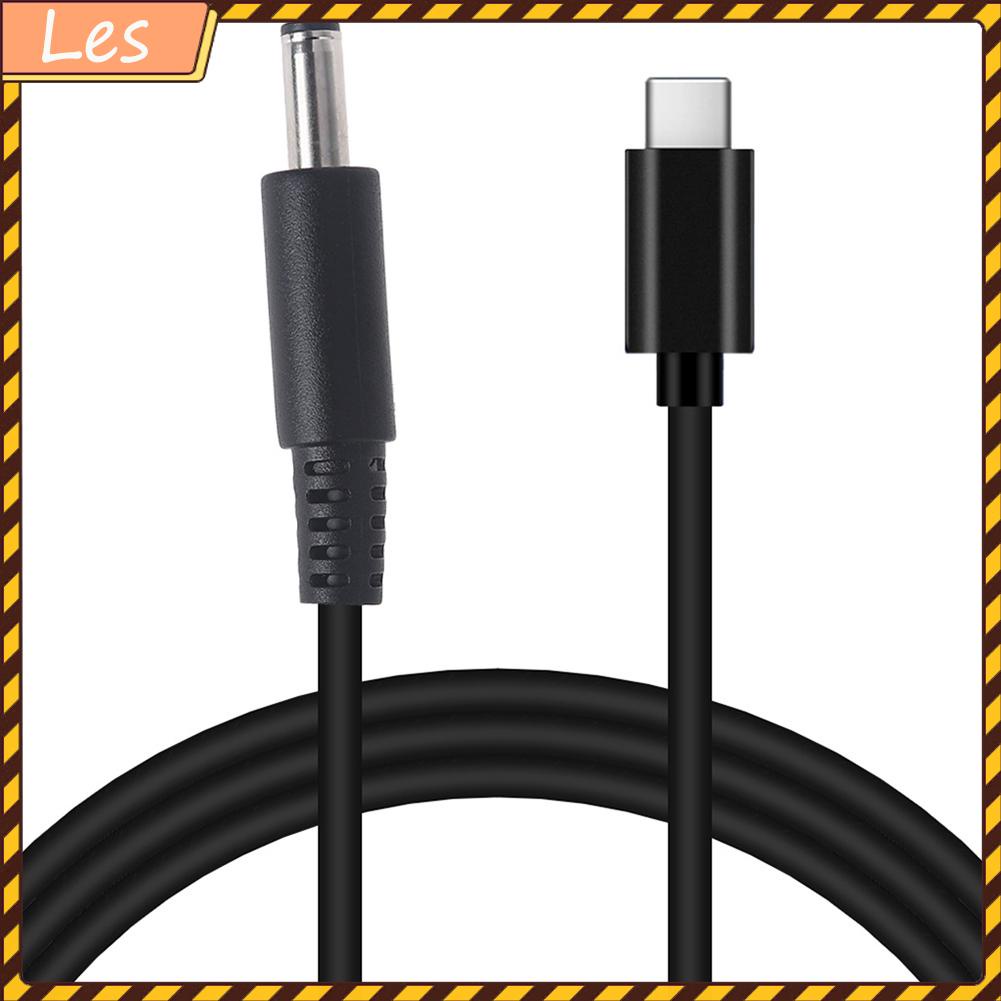 Cáp sạc chuyển đổi USB C PD sang 4.5x3.0 DC cho laptop Dell