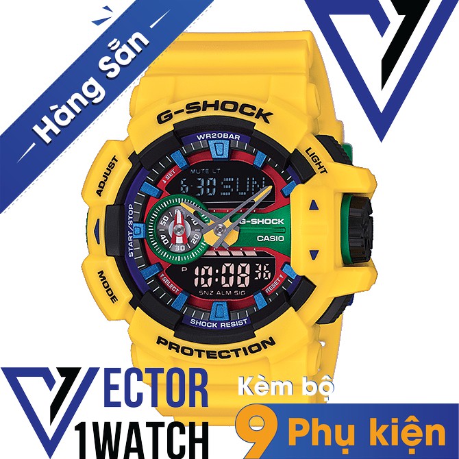 Đồng hồ thể thao nam nữ G-Shock GA-400-9A Full phụ kiện