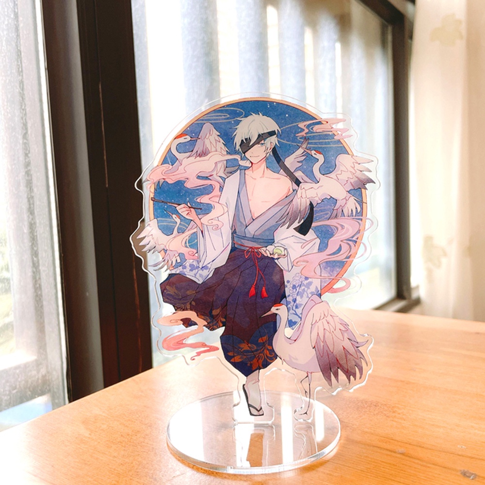 Bảng mô hình nhân vật anime Jujutsu Kaisen bằng acrylic dễ thương dùng trang trí để bàn