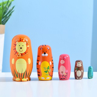 Set 5 Đồ Chơi Búp Bê Gỗ Đáng Yêu