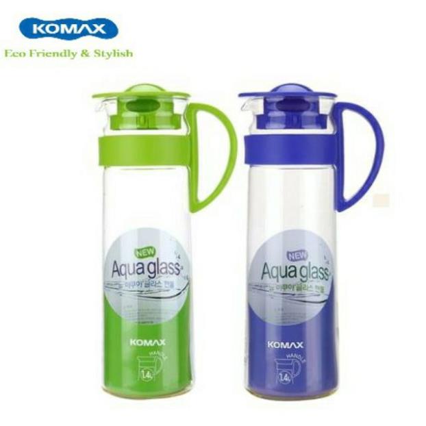 (KOMAX) Bình nước thủy tinh chịu nhiệt Hario Komax 1.4L xuất xứ Hàn Quốc
