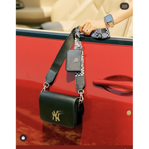 [Tặng Túi Giấy] Túi Đeo Chéo Da M L B Hoạ Tiết 2022 TQXK