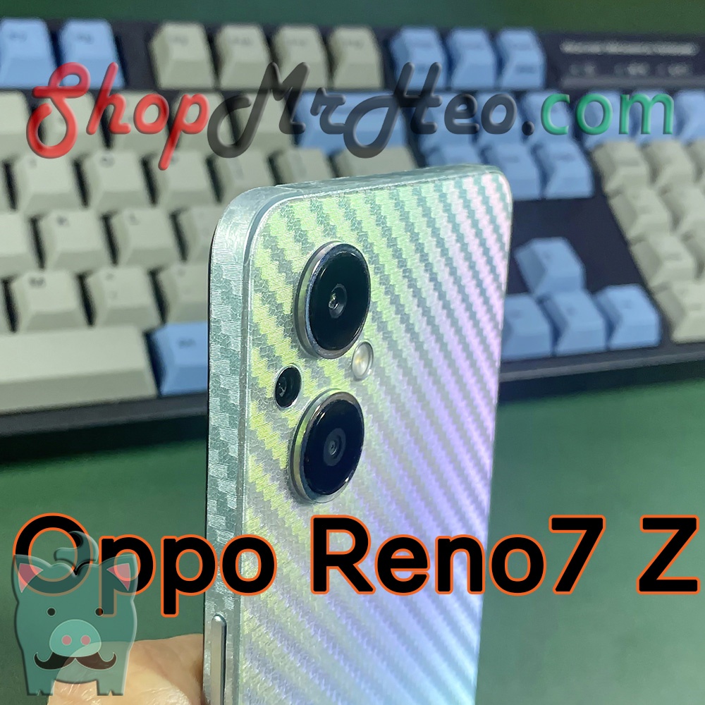 Skin Dán Full Mặt Sau Lưng và Viền Vân 3D Oppo Reno7 Z - Reno 7Z - Reno 7 Z