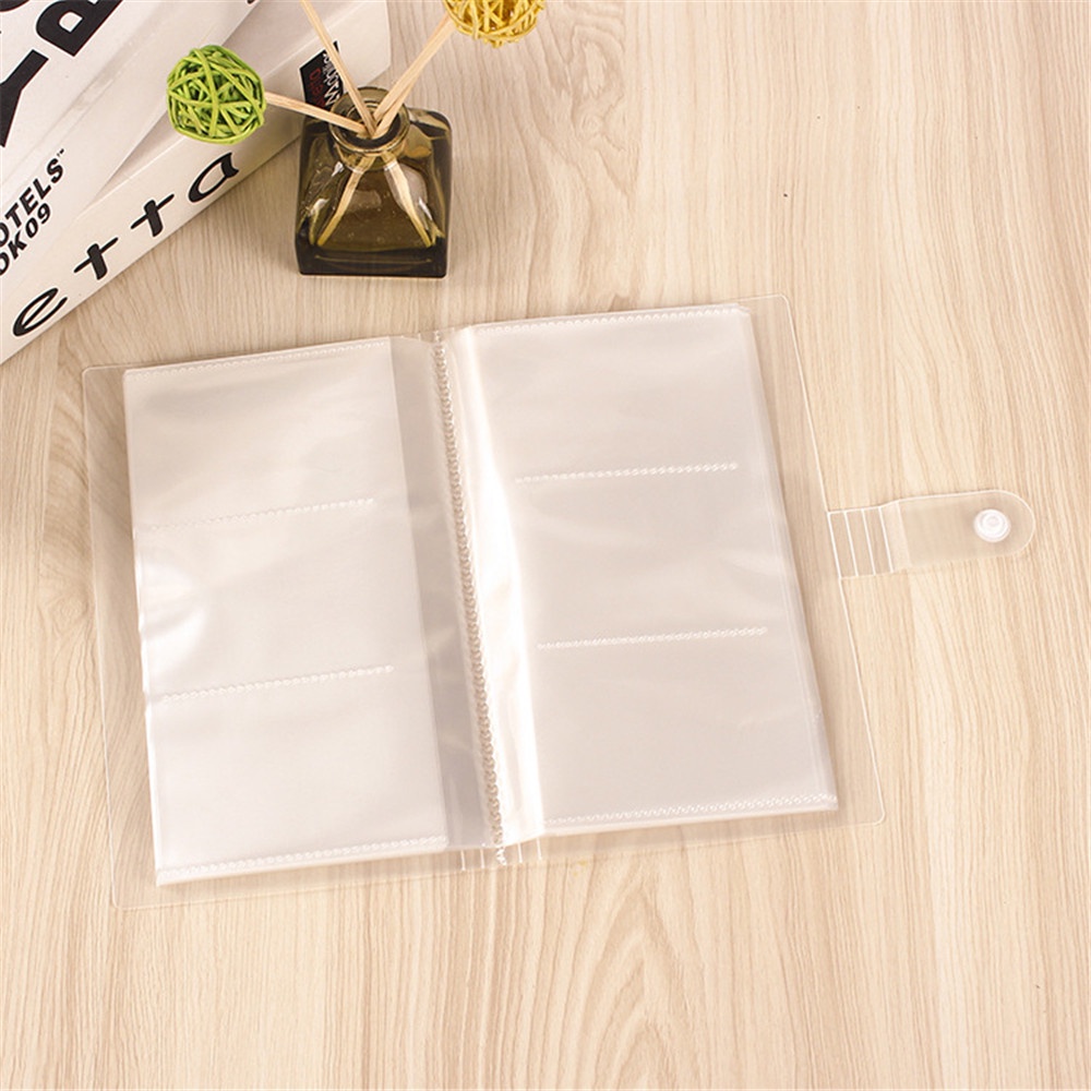 1 Album Ảnh Bìa Trong Suốt Dạng Gập Tiện Dụng Cho Học Sinh
