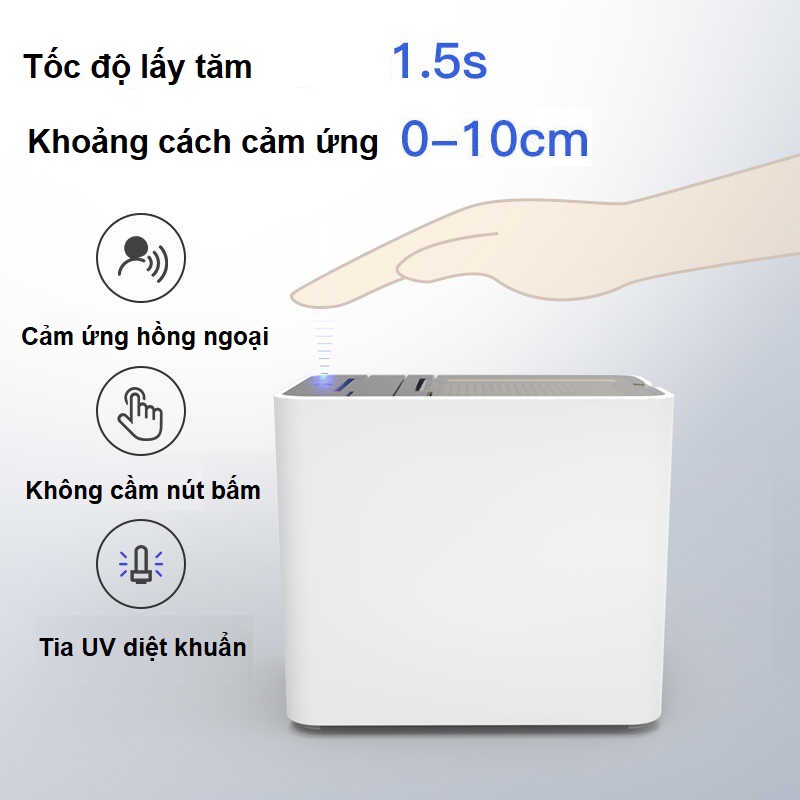 Hộp đựng tăm cảm ứng có tia UV diệt khuẩn SVAVO - Smart Toothpick Dispenser SVAVO