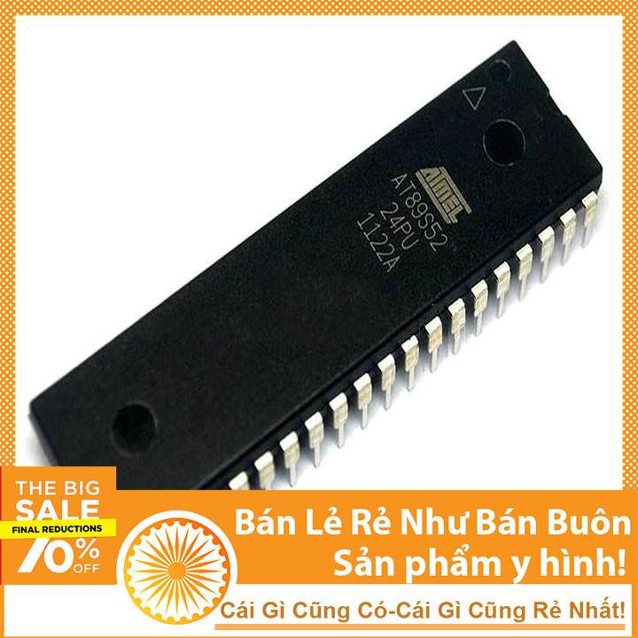 Combo 89S52 1 Đế ic 40P Giá Rẻ-Linh Kiện Điện Tử TuHu