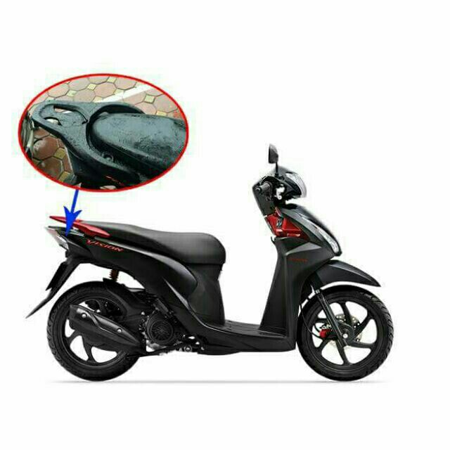 Cảng sau (tay xách) Vision độ như SH ý