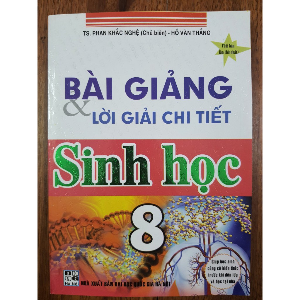 Sách - Bài giảng và lời giải chi tiết Sinh học 8