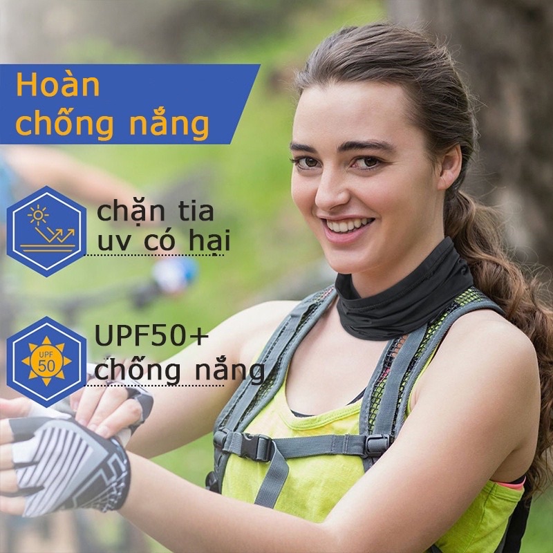 Khăn bịt mặt LIXDA chống nắng đa năng thoáng khí bảo vệ cho đi xe máy và xe đạp sử dụng 4 mùa