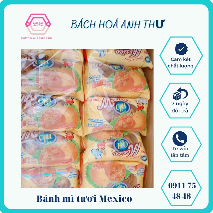 Bịch 10 cái_Bánh mì tươi Cao Lợi Hưng_bữa sáng dinh dưỡng tiện lợi và năng lượng_nhiều mùi vị_Bách hoá Anh Thư_BMT
