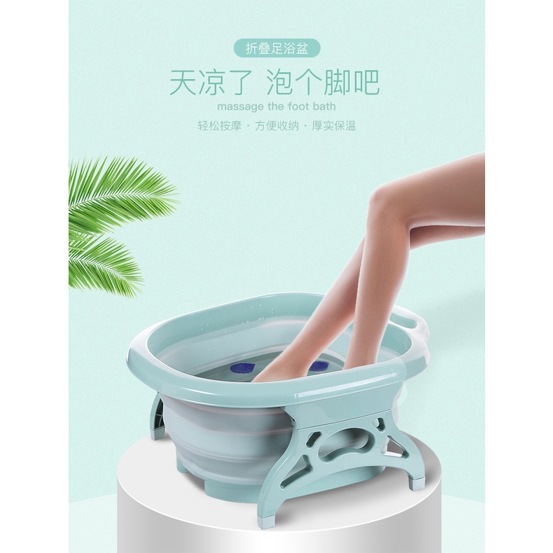 Xô Mát Xa Chân Gấp Gọn Tiện Lợi Dành Cho Người Lớn