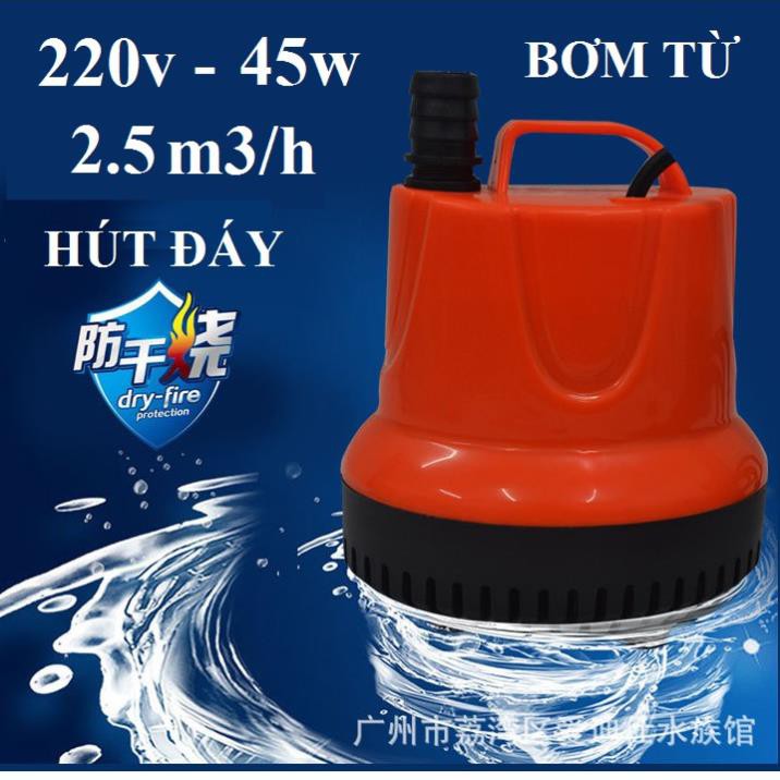 Bơm chìm hút đáy 220v-45w-2.5m3h
