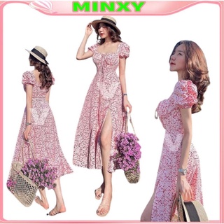 Đầm maxi hoa nhí