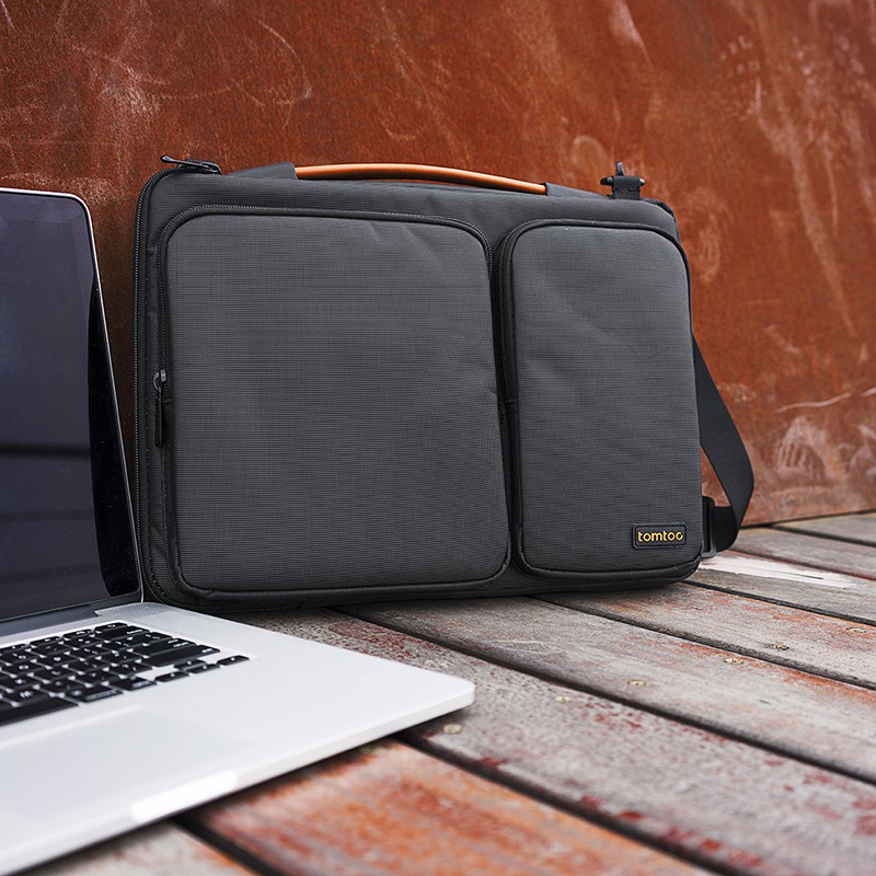 Túi Đeo TOMTOC (USA) 360 Shoulder Bags For Ultrabook/MACBOOK Pro 13/13.3/15/16 inch Gray - A42