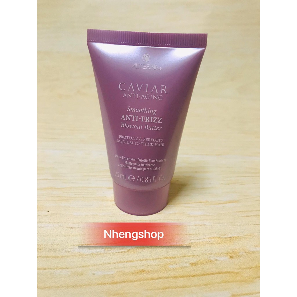 [ Minisize 25ml ] Bơ dưỡng tóc Alterna Haircare CAVIAR Anti-Aging® Anti-Frizz Blowout Butter