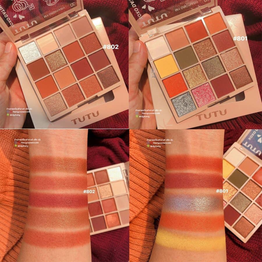 Phấn mắt TUTU XOXO 16 ô