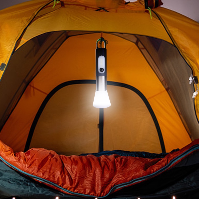 Đèn Pin 4 Chế Độ LED Siêu Sáng 1000 Lumens Sử Dụng Pin Sạc 1200mAh Cổng Sạc Type-C Tiện Dụng