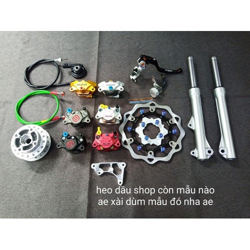Bộ đĩa trước xe wave S110 combo VIP - VY676
