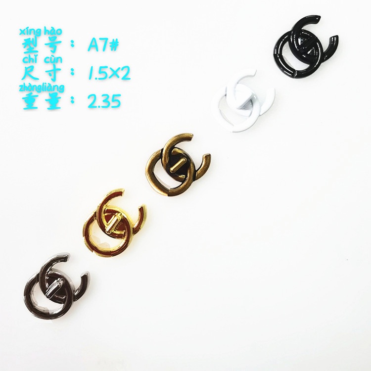Khóa Cài Kim Loại Bằng Hợp Kim Kẽm Trang Trí Điện Thoại / Balo DIY
