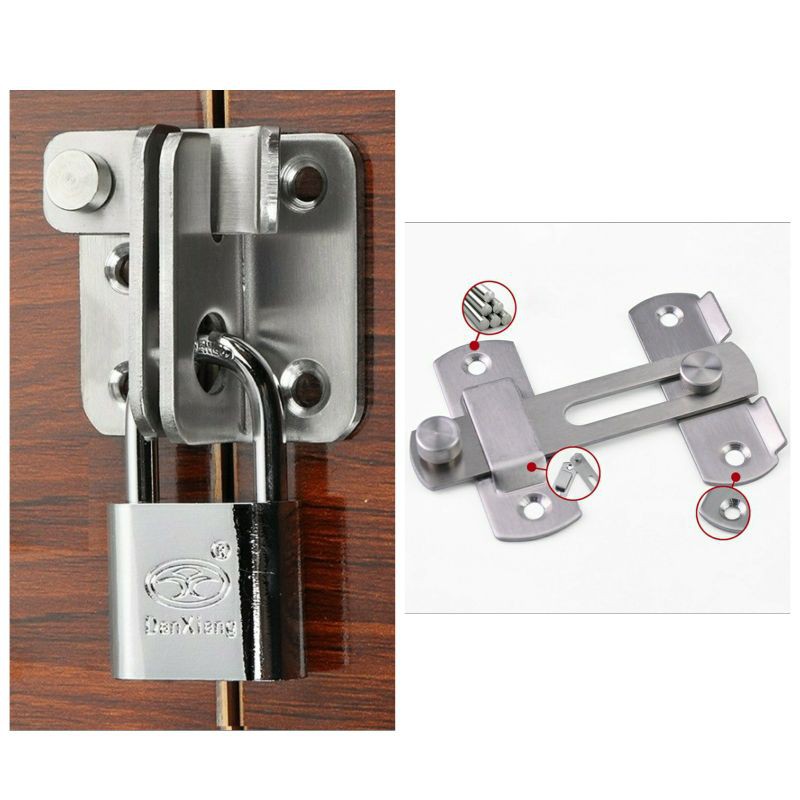 BỘ 2 CHỐT KHÓA AN TOÀN INOX ĐA NĂNG