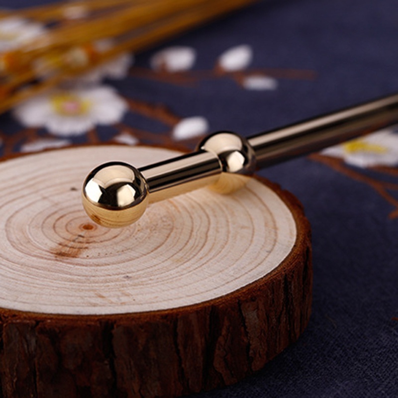 Bút Châm Cứu Mát Xa Mặt Bằng Đồng Thau