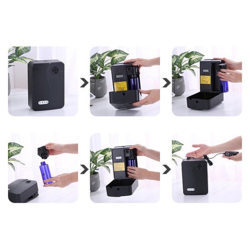 Máy Xông Tinh Dầu Công Nghiệp, Khuếch Tán Phun Sương, Sử Dụng Cho Nhà Hàng, Khách Sạn Diện Tích Lớn, Tặng Kèm 50ml Td