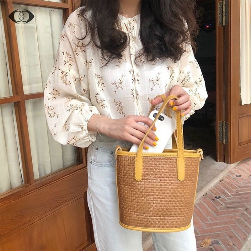 Áo sơ mi Chiffon tay dài dáng rộng in hoa kiểu Hàn Quốc dễ thương | BigBuy360 - bigbuy360.vn