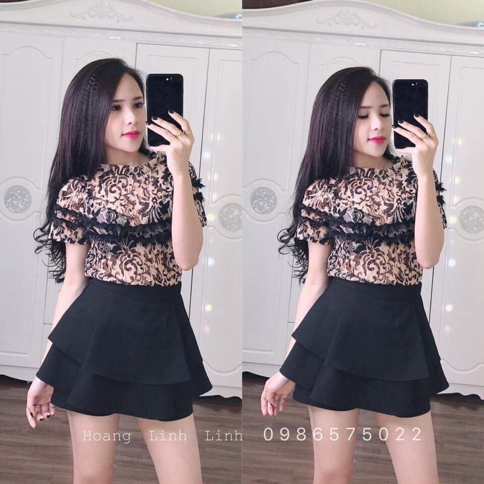 CHÂN VÁY 2 TẦNG CỰC XINH