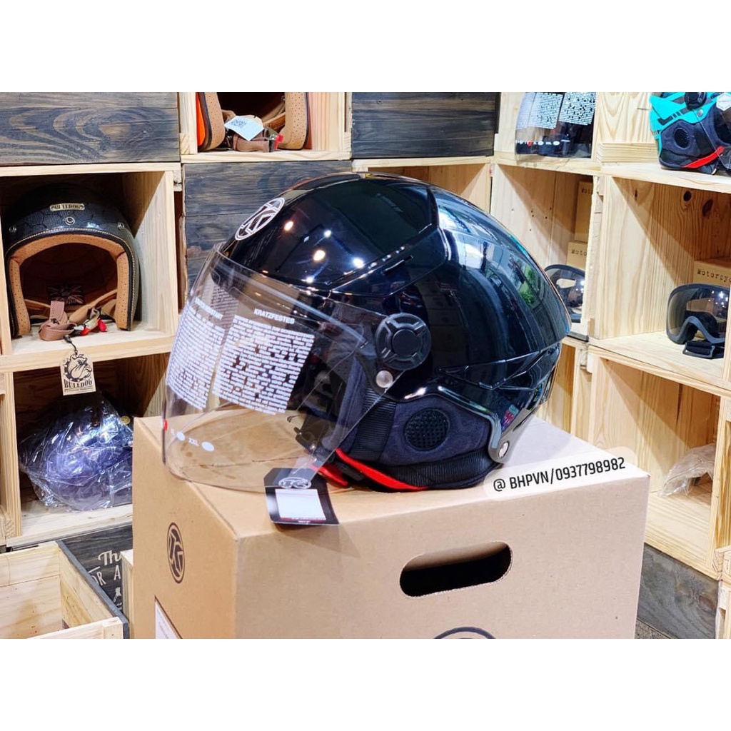 Kính mũ 1/2 KYT TIGERJET