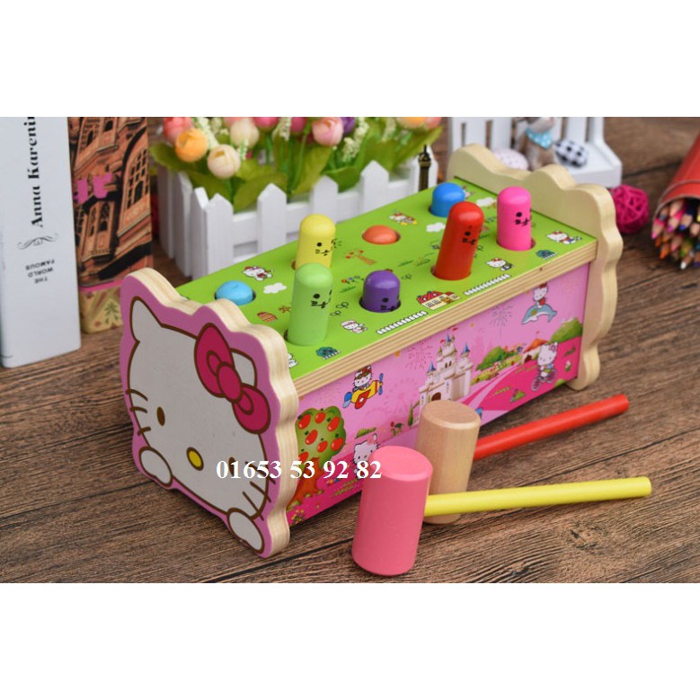 Đập chuột -  mẫu Hello Kitty cho bé gái