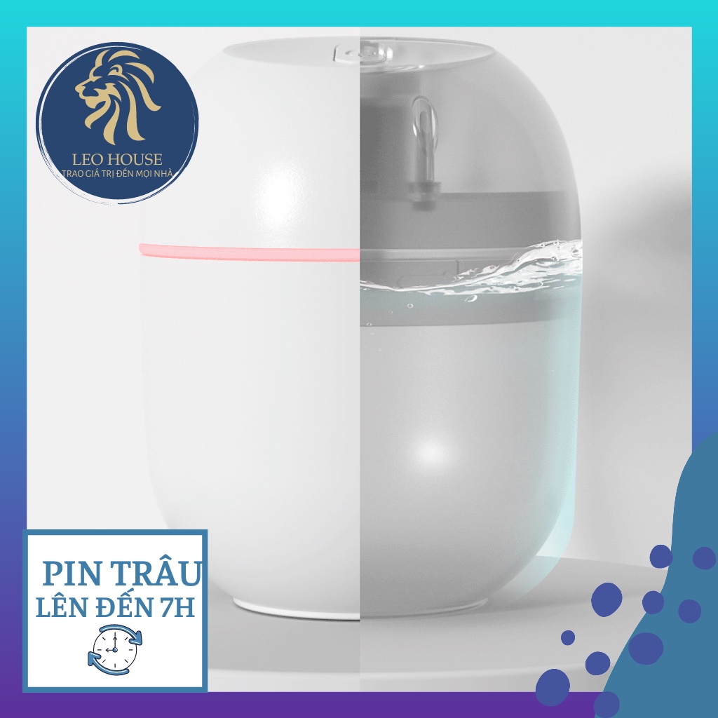Máy Xông Tinh Dầu Mini, Máy Tạo Ẩm Phun Sương LEOHOUSE